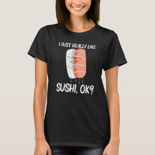 T-shirt Sushi Mignon Pour Hommes Femmes Cuisine Japonaise