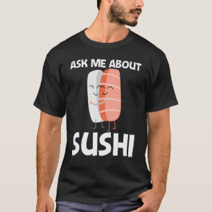T-shirt Sushi Mignon Pour Hommes Femmes Cuisine Japonaise