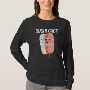 T-shirt Sushi Mignon Pour Hommes Femmes Cuisine Japonaise