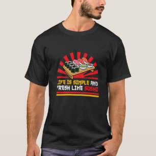 T-shirt sushi nourriture sushitime nourriture japonaise sa