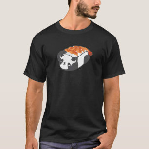 T-shirt Sushi Panda Pour Hommes Femmes Cuisine Japonaise