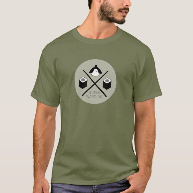 T-shirt Sushi Warrior (Devant)
