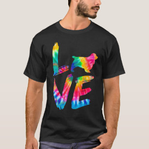 T-shirt Sussex Spaniel Tie Dye Log Chien Maman Papa