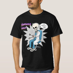 T-shirt Suture mème auto-amusant Humour Med Squelette Dr.