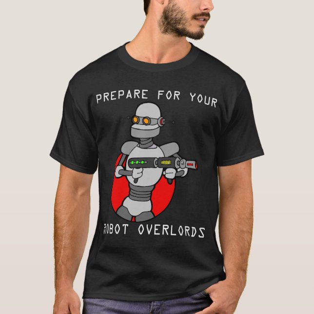 T-shirt Suzerains de robot (Devant)