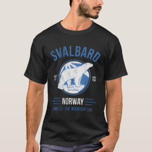 T-shirt Svalbard Norvège Ours polaires Longyearbyen Gif