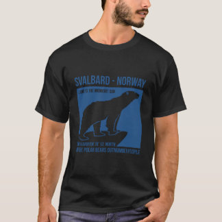 T-shirt Svalbard Norvège Ours polaires Longyearbyen Spitsb