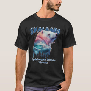 T-shirt Svalbard Norvège Spitsbergen Ours polaire Nord Li