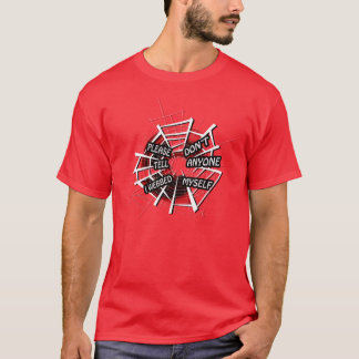 T-shirt Svp ne dites pas à n'importe qui I palmé moi-même