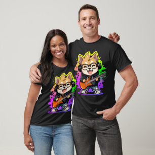 T-shirt Swag Musical Shiba Inu