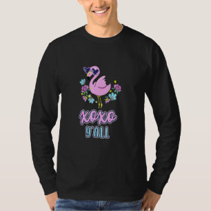 T-shirt Swan Rose XOXO Yall Hugues Et Baisers Swan Kiss