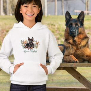 T-shirt sweat pour enfants aux fleurs sauvages et