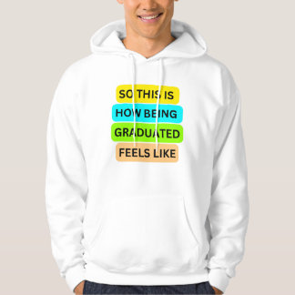 T-shirt sweat - shirt à capuche blanc SO_This_IS_H