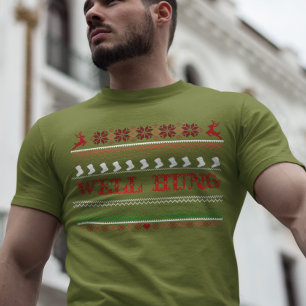 T-shirt Sweater de Noël moche drôle bien serré Stocking
