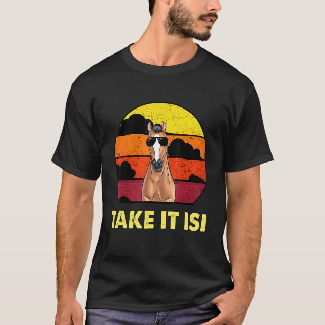 T-shirt Sweater Rider islandais Retro Take It Isi (Devant)