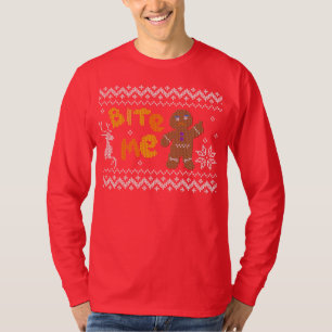 T-shirt Sweater Ugly Christmas : "Me Gingerbread"