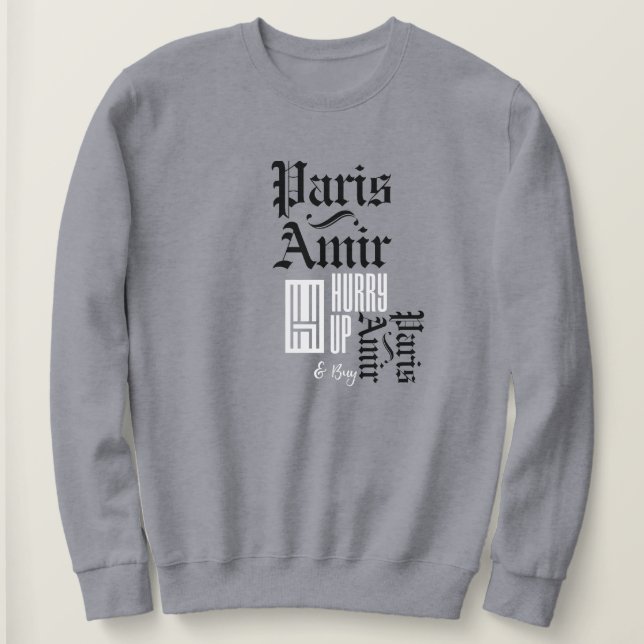 T-Shirt Sweatshirt (Design Front)