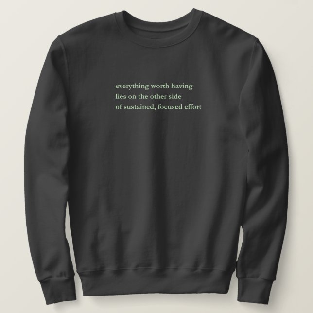 T-Shirt Sweatshirt (Design Front)