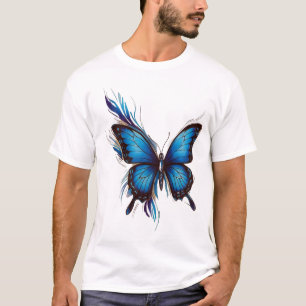 T-shirt Sweatshirt à papillon floral, Swea à papillon hipp