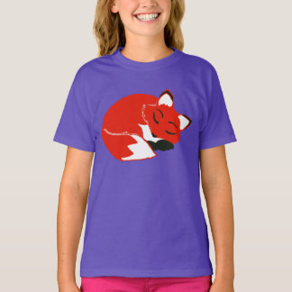 T-shirt Sweatshirt ComfortBlend® pour filles Fox, violet