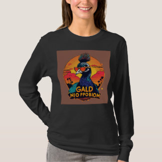T-shirt Sweatshirt de base pour femmes avec bébé paon