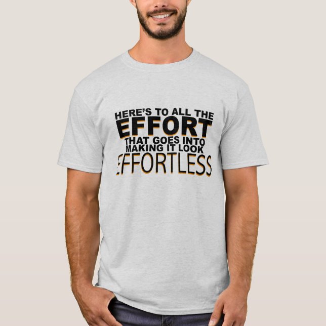 T-shirt Sweatshirt de inspiration de dur labeur (Devant)