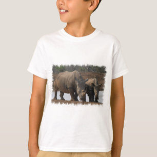 T-shirt Sweatshirt d'enfants Rhinos noirs