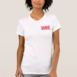 T-shirt Sweatshirt du drapeau du Royaume-Uni rose