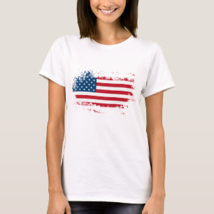 T-shirt Sweatshirt patriotique féminine