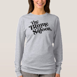 T-shirt Sweatshirt Slouchy de logo (gris)