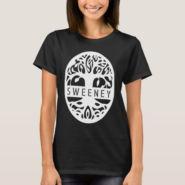 T-shirt Sweeney Jour de la St Patrick Céleste Racines qui  (Devant)