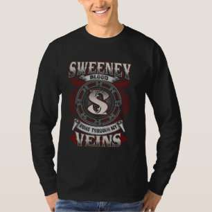 T-shirt Sweeney Nom De Famille, Traverse Mes Veines