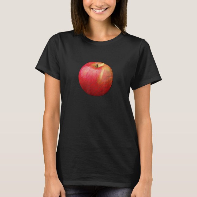 T-SHIRT SWEET APPLE RED VIRTUAL FRUIT (Devant)