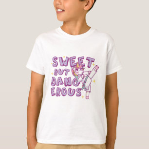 T-shirt Sweet but dangerous Karate Unicorn