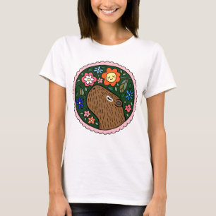 T-shirt Sweet Capybara Graphic Happy Capybara graphique