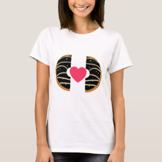T-shirt Sweet Donut Heart Love Design shirt