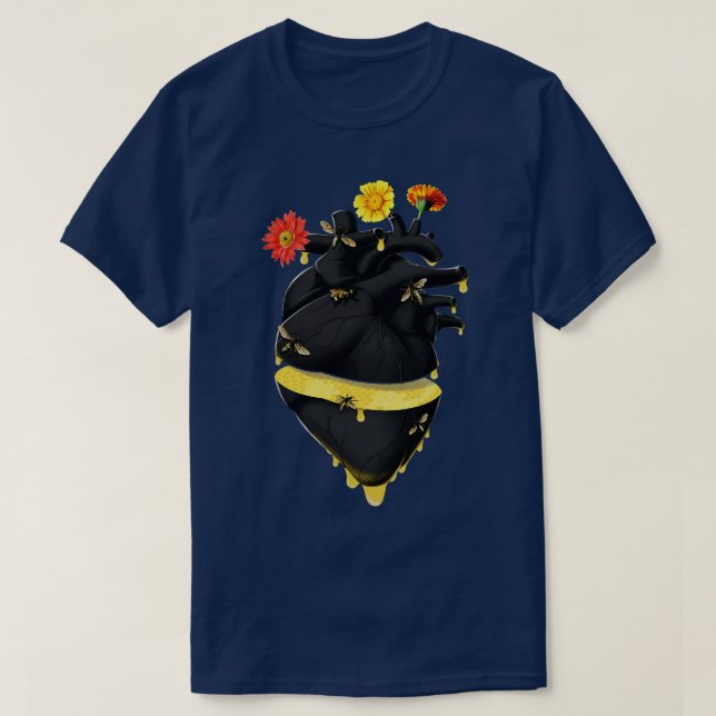 T-shirt Sweet Heart Save the Bees par Tobe Fonseca (Design devant)