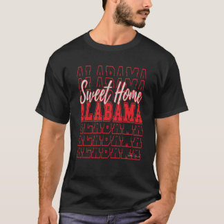 T-shirt Sweet Home Alabama Fun Word Art v3