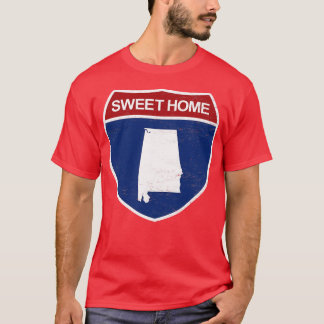 T-shirt Sweet Home State of Alabama Classic Rock les année
