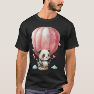 T-shirt Sweet Panda Bear Valentines Jour 4