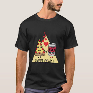 T-shirt Sweet Pizza And Beer