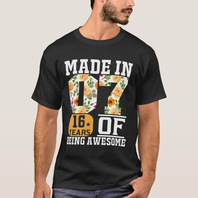 T-shirt Sweet Sixn Pour Nager Fait En 2007 (Devant)