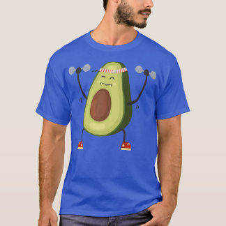 T-shirt Sweet Vegan Avocado Fitness entraînement de gym
