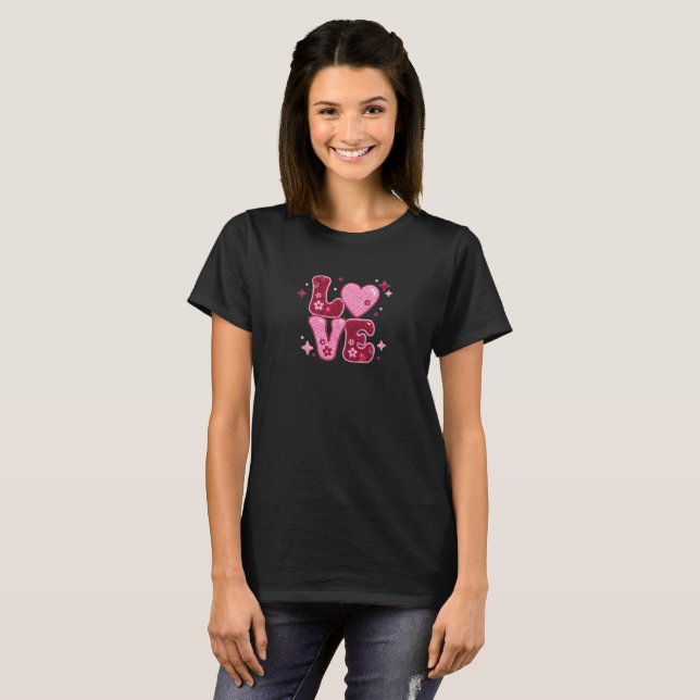 T-shirt SweetStitch Love  (Devant entier)
