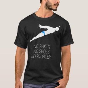 T-shirt Swimmer Swimmer Swimim drôle citations pieds