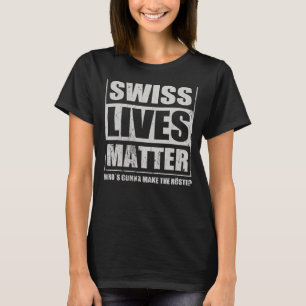 T-shirt Swiss Rösti Rööööschti Roesti Spécialité Cuisine S