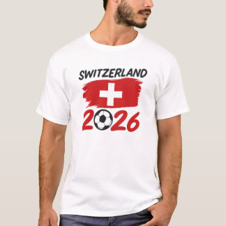 T-shirt Switzerland 2026 Soccer Fan Gear Supporters