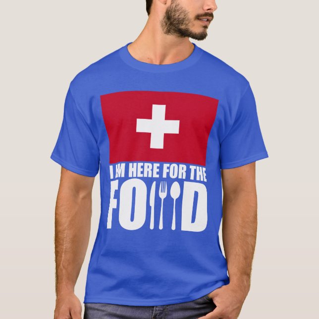 T-shirt Switzerland souvenir food travel family (Devant)