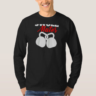 T-shirt Swole Mates Couples Poids Et Bodybuilding