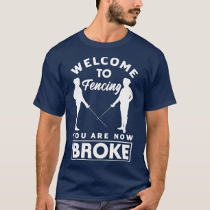 T-shirt Sword Fighting Swordssort Fencing Drôle